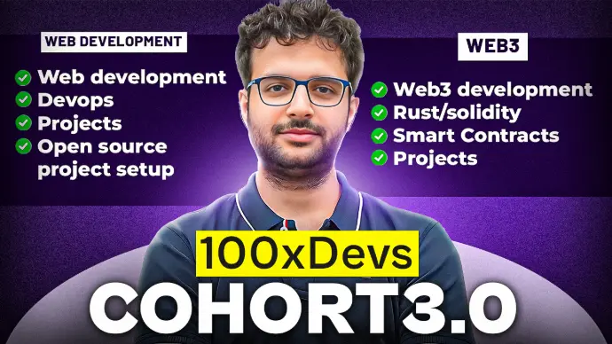 Complete Web Development & Devops Cohort Course By Harkirat Cohort