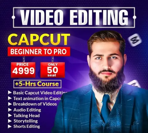 Capcut Video Editing Course By Muhammad Saqib