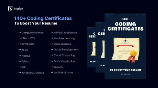 140+ Coding Certificates to Boost Your Resume Course